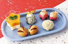橋本さん提案のクリスマス和菓子